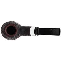 American Estates J. Alan Sandblasted Bent Egg with Silver (958) (Unsmoked)
