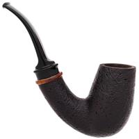 American Estates BriarWorks Neptune Dark Sandblasted Bent Billiard