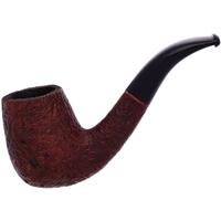 American Estates BriarWorks Brown Sandblasted LTD Bent Billiard