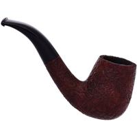 American Estates BriarWorks Brown Sandblasted LTD Bent Billiard