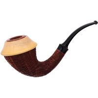 American Estates J. Alan Sandblasted Calabash with Boxwood Cap (964) (2014)
