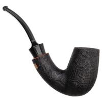 American Estates BriarWorks Neptune Dark Sandblasted Bent Stack (Unsmoked)