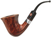 American Estates American Smoking Pipe Co. (Mark Tinsky) Smooth Hexagonal Calabash (Aftermarket Silver Band) (1992)