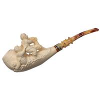 Turkish Estates Selami Meerschaum Figures (with Case) (Unsmoked)