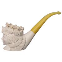 Turkish Estates Unknown Meerschaum Queen (Reverse Threaded Bone Tenon)