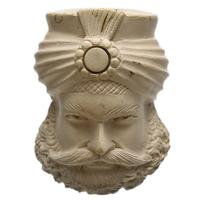 Turkish Estates Unknown Meerschaum Carved Sultan (Threaded Tenon)
