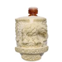 Turkish Estates Unknown Meerschaum Lattice Bent Billiard with Harley Davidson Carving (with Case) (Unsmoked)