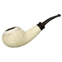 Turkish Estates IMP Meerschaum Rusticated Tomato (with Case)