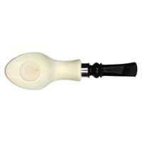 Turkish Estates IMP Meerschaum Smooth Freehand Pickaxe with Silver (with Case) (Unsmoked)