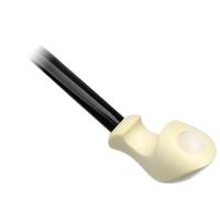Turkish Estates IMP Meerschaum Smooth Freehand Churchwarden (with Case) (Unsmoked)
