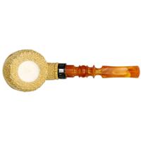 Turkish Estates Altay Meerschaum Scary Face (with Case)