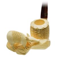 Turkish Estates CAO Meerschaum Carved Armadillo (with Case) (Unsmoked)