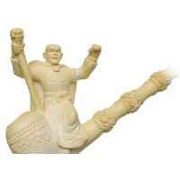 Turkish Estates Unknown Meerschaum Carved Wizard (with Case) (Unsmoked)