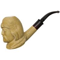 Turkish Estates Sadik Meerschaum Man with Crown (with Case) (Unsmoked)