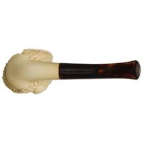 Turkish Estates Paykoc Meerschaum Man with Hat (with Case) (Unsmoked)