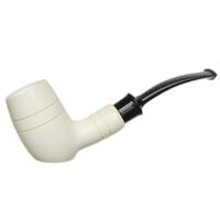 Turkish Estates IMP Meerschaum Smooth Bent Billiard (with Case) (Unsmoked)