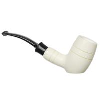Turkish Estates IMP Meerschaum Smooth Bent Billiard (with Case) (Unsmoked)
