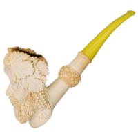 Turkish Estates Unknown Meerschaum Laughing Bacchus (with Case)
