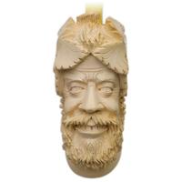 Turkish Estates Unknown Meerschaum Laughing Bacchus (with Case)