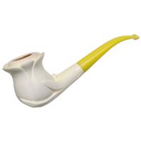 Turkish Estates Unknown Meerschaum Carved Flower (with Case)