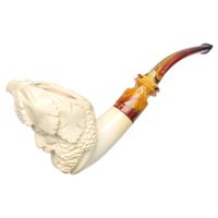 Turkish Estates CAO Meerschaum Laughing Bacchus (with Case)