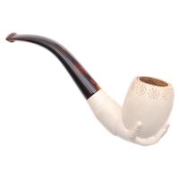 Turkish Estates SMS Meerschaum Hand Holding Billiard (with Case)