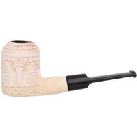 Turkish Estates AKB Meerschaum Carved Poker (with Case)