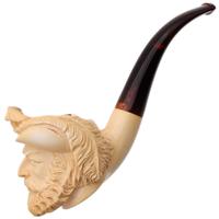 Turkish Estates Paykoc Meerschaum Man with Hat (with Case)