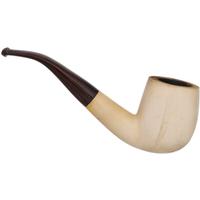 Turkish Estates I. Bekler Meerschaum Smooth Bent Billiard