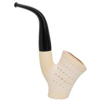 Turkish Estates AKB Meerschaum Lattice Poker (with Case)