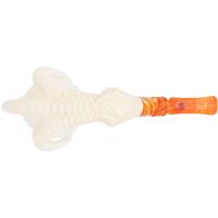 Turkish Estates Pipe Depot Meerschaum Carved Claw Holding Brandy (Erdogan) (with Case and Tamper) (Unsmoked)