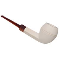 Turkish Estates CAO Meerschaum Smooth Bulldog (with Case and Tamper) (Unsmoked)