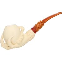 Turkish Estates Unknown Meerschaum Claw Holding Egg  (Unsmoked)