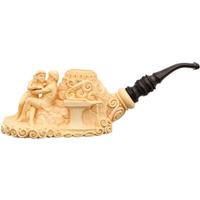 Turkish Estates Eyup Sabri Meerschaum Hephaestus and Aphrodite (with Case and Tamper) (Unsmoked)