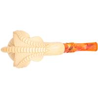 Turkish Estates I. Baglan Meerschaum Carved Claw Holding Egg (with Case) (Unsmoked)