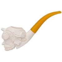 Turkish Estates Unknown Meerschaum Stern Bacchus (Unsmoked)