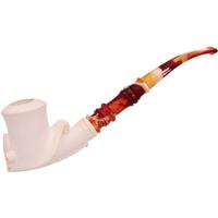 Turkish Estates Unknown Meerschaum Smooth Freehand (with Case) (Unsmoked)