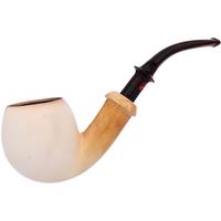 Turkish Estates SMS Meerschaum Smooth Bent Apple (with Case)