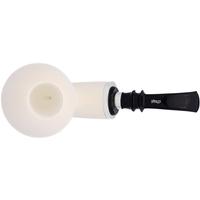 Turkish Estates IMP Meerschaum Smooth Bent Ball with Silver (with Case) (Unsmoked)