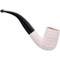 Turkish Estates AKB Meerschaum Lattice Bent Billiard (with Case)