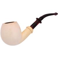 Turkish Estates SMS Meerschaum Smooth Bent Apple (with Case)