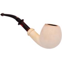 Turkish Estates SMS Meerschaum Smooth Bent Apple (with Case)