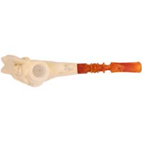 Turkish Estates AKB Meerschaum Floral Nude (Ali) (with Case) (Unsmoked)