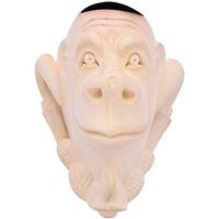 Turkish Estates AKB Meerschaum Dragon Claw Holding Gorilla (with Case)