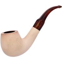 Turkish Estates Unknown Meerschaum Smooth Bent Billiard (9mm)