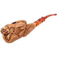 Turkish Estates AKB Meerschaum Dragon Claw Holding Hatching Egg (Kenan) (with Case)