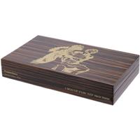 Sampler Packs God Of Fire KKP Special Reserve and Never Back Down Assortment (4 Cigars and Macassar Travel Humidor)