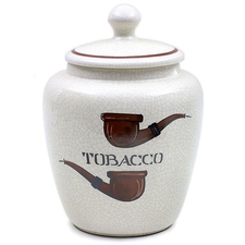 Ceramic Tobacco Jar - Pipes