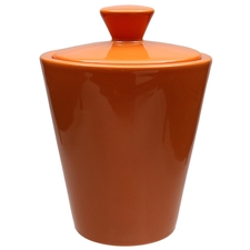 Ceramic Tobacco Jar - Orange