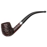 Junior Rusticated Nickel Mounted Bent Billiard Fishtail